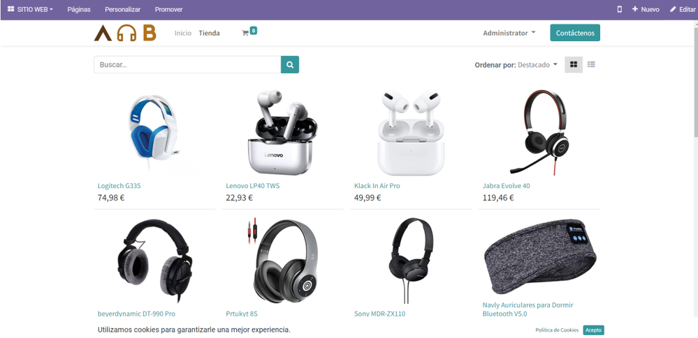 E-Commerce Screenshot